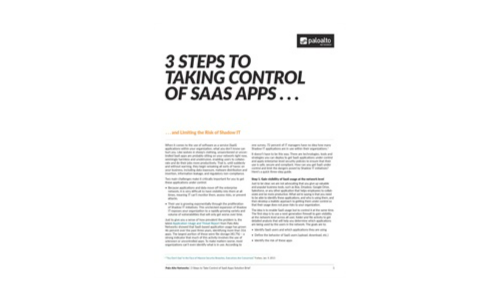 3 passaggi per prendere il controllo delle app SaaS