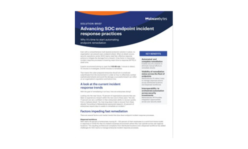 Avanzando SOC Endpoint Incident Response Practices