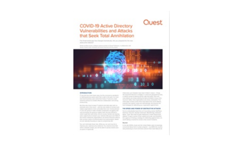 COVID-19 Vulnerabilità e attacchi di Active Directory che cercano l