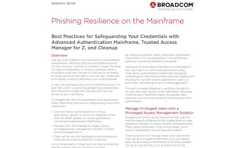 Phishing Resilience sul mainframe