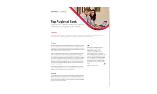 Banca regionale, case study