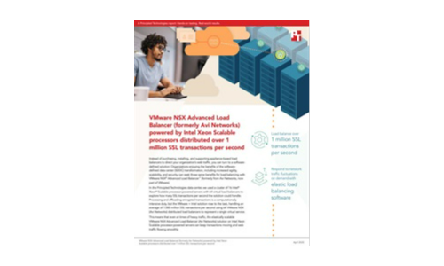 VMware NSX Advanced Load Bilanciar Benchmark Report