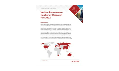 Veritas Ransomware Resiliency Research per EMEA